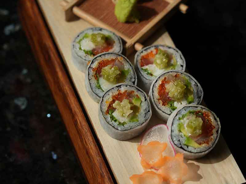 KAYA Bahrain Food Menu MIXED SEAFOOD MAKI