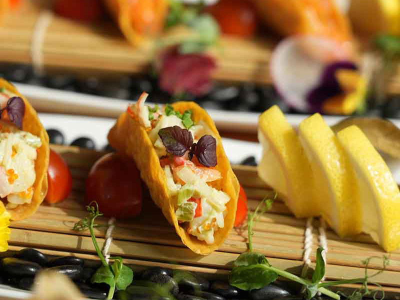 KAYA Bahrain Food Menu MINI SHRIMP & CRAB TAQUITOS